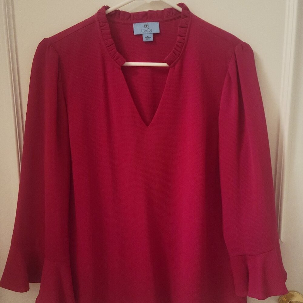 Cece Like New Pink Workwear Top